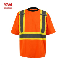 Hi vis safety reflective t-shirt custom coveralls